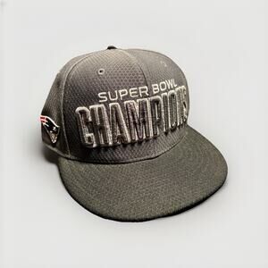 2018 Super Bowl 53 Champion Patriots New Era Hat Cap 9Fifty Snapback Used
